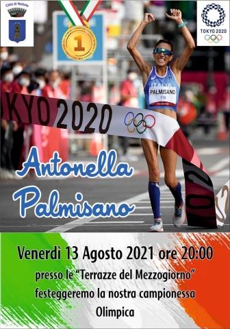 Celebrazioni in onore della Campionessa Olimpica Antonella Palmisano
