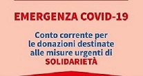 Conto corrente per donazioni destinate alle misure urgenti di solidarieta'